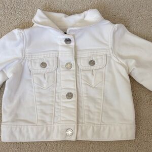 GAP Kids White Jean Jacket